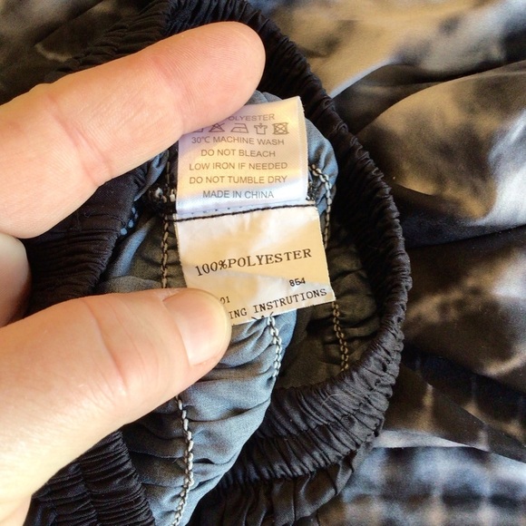 ISP Dancewear Black & White Tie Dyed Hip Hop Hammer Pants Size Adult XS - Picture 8 of 9